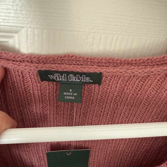 Wild Fable Ribbed Knit Sweater in Pink - Picture 2 of 3